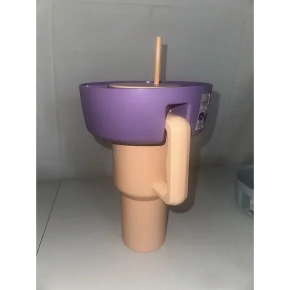 Water Bottle Snack Bowls For Tumbler Accessory Fits 40oz Stanley 4pc Set - Picture 9 of 13